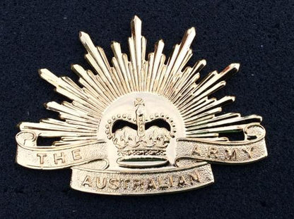 Gradia Militaria -  Australian Military Forces Current issue Rising Sun Hat badge