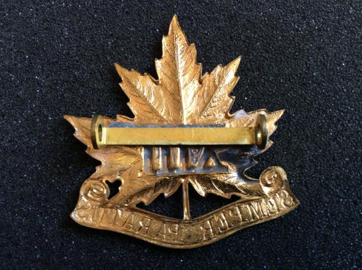 Post 1909 Canadian Militia 13th Regiment Cap badge