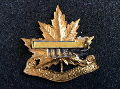Post 1909 Canadian Militia 13th Regiment Cap badge
