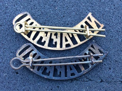 WW1 North Stafford Brass ORs Shoulder Title