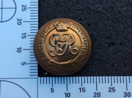 Gradia Militaria -  WW1 Kings Own Royal Regiment N.Y Button