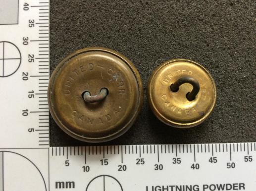 WW2 Canadian General Service Buttons By United Carr