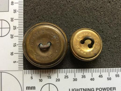 WW2 Canadian General Service Buttons By United Carr