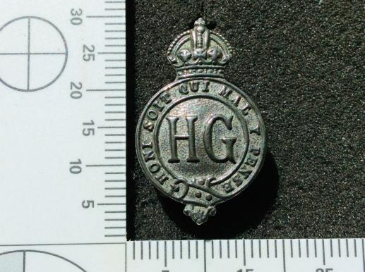 Gradia Militaria -  Pre 1952 H.G ( Home Guard) Lapel Badge