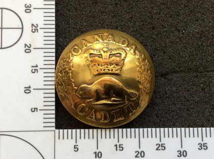 Gradia Militaria -  QVC Canada Cadet Brass Button circa 1895