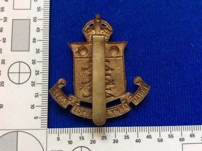 WW2 Indian Army Ordnance Corps Brass Cap badge