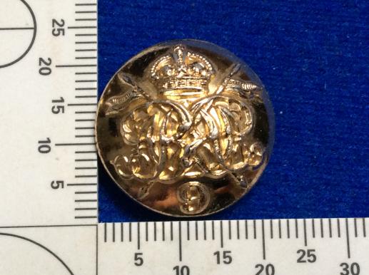 Gradia Militaria -  Pre 1952 9th Queens Royal Lancers Anodised Button