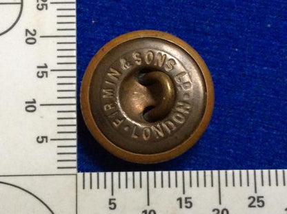 Post 1902 9th Queens Royal Lancers Brass Button