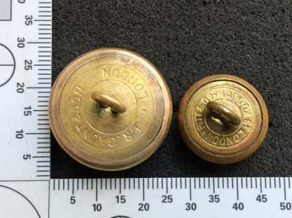 Post 1902 1st Kings Dragoon Guards Buttons