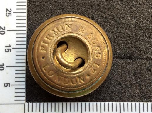 Post 1902 16th The Queens Lancers Large 23mm Button
