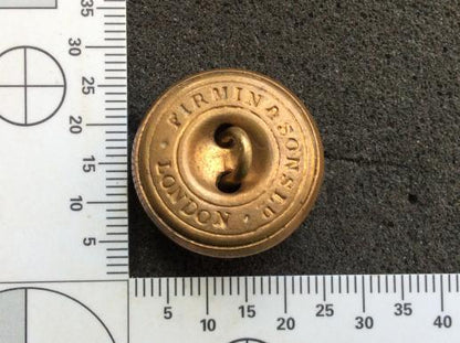 K/C Royal Dragoons Large 26mm Brass Button By Firmin