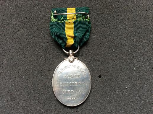 T.F.E Medal (1908-21) to 7575 SJT G.E. PUCKLE 5th LONDONS