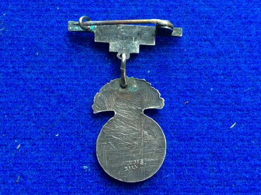 Royal Welsh Fusiliers Silver & Enamel Sweetheart