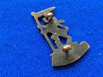 WW1 New Zealand Rifle Brigade, Locally Made Collar Badge