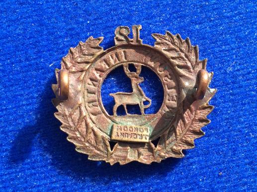 WW1 NZ 12th Nelson & Marlborough Regt Cap Badge By Gaunt London