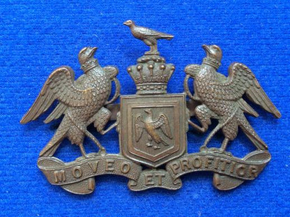 Gradia Militaria -  WW1 NZ 8th ( South Canterbury) Mounted Rifles O.S.D cap badge