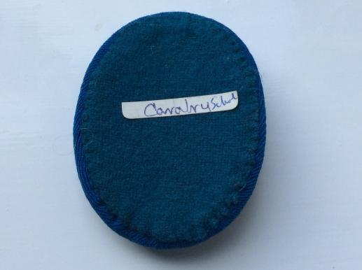 Argentinian Officers Cavalry School Bullion Cap badge