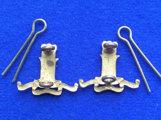 Post 1914 The 11th Prince Alberts Own Hussars Officers Collars