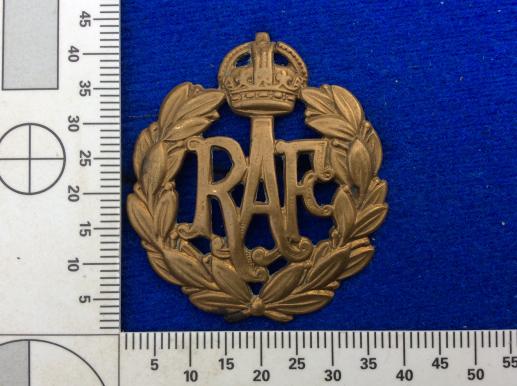 Gradia Militaria -  WW2 Royal Air Force Other Ranks Brass Cap Badge