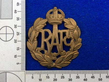 Gradia Militaria -  WW2 Royal Air Force Other Ranks Brass Cap Badge