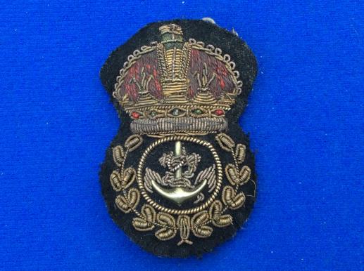 Gradia Militaria -  Post 1902 Royal Navy Chief Petty Officers Bullion Cap Badge