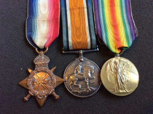 Trio to Herman De Quetteville Robin 13th Bn AIF, Gallipoli & BEF