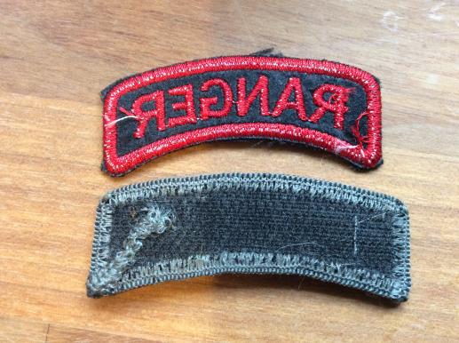US Army RANGER Cloth tabs