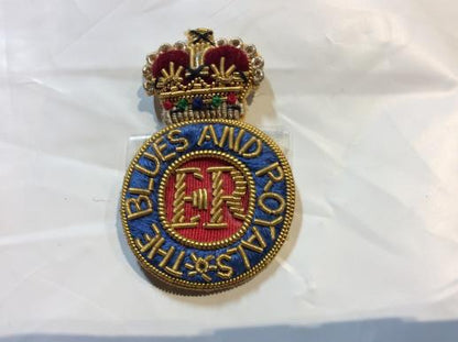 Gradia Militaria -  The Blues & Royals Officers Bullion Beret Badge
