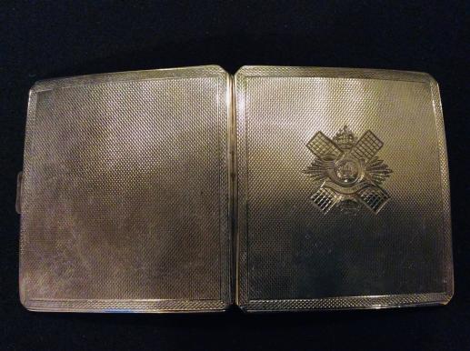 1941 dated Canadian Highland Light Infantry cigarette case