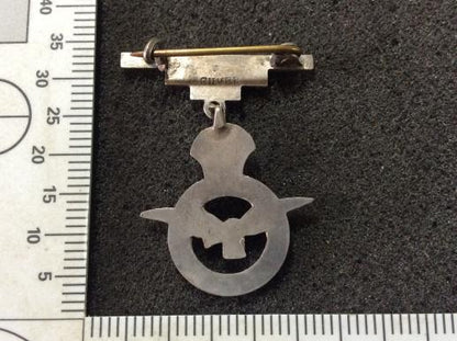 Post 1918 RAF ‚ per Ardua Ad Astra‚silver & enamel Sweetheart