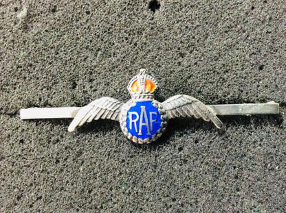 Gradia Militaria -  K/C RAF ( Royal Air Force) Silver & enamel tie pin