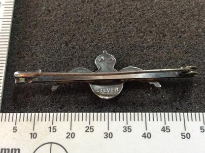 K/C RAF ( Royal Air Force) Silver & enamel tie pin