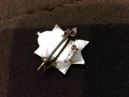 Post 1902 Army Service Corps ( ASC) Silver & enamel Sweetheart