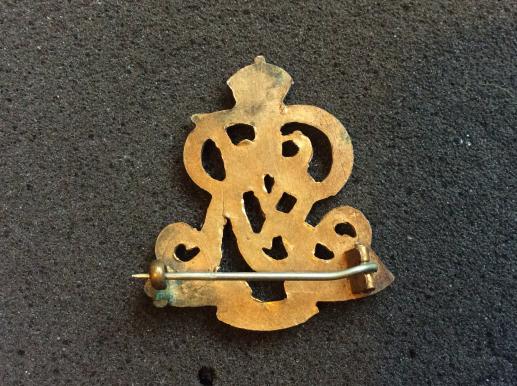 WW1 Royal Defence Corps Gilt & enamel badge