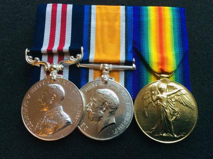 Gradia Militaria -  AIF ‚ÄòSomme‚Äô M.M.group of 3, to B.W POWE 30th Battalion