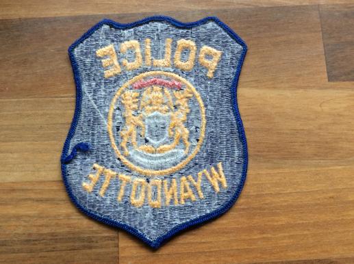 Wyandotte Police Force Sleeve Patch