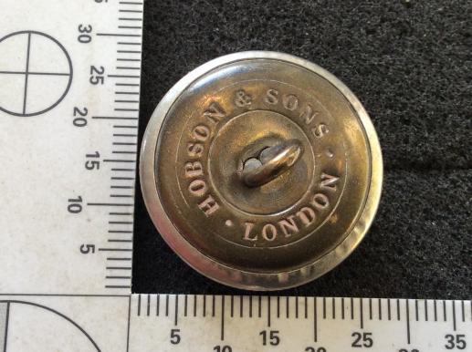 Ceylon Mounted Rifles Officers white metal button