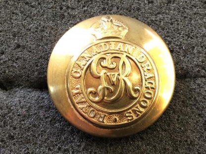 Gradia Militaria -  WW1 Royal Canadian Dragoon‚Äôs Large Brass Button