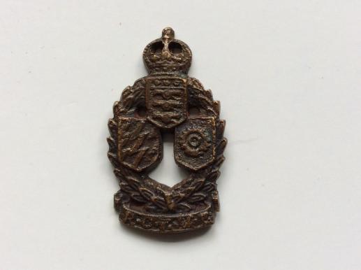 Gradia Militaria -  WW2 R.C.E.M.E locally made collar badge
