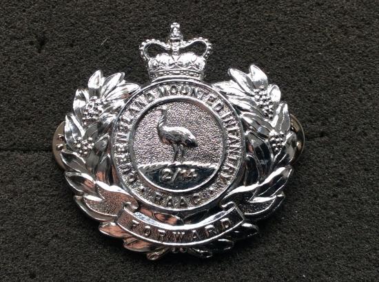 Gradia Militaria -  Australian 2/14 Queensland Mounted Infantry Hat badge