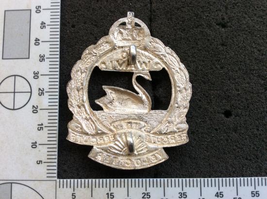 K/C 10th Western Australia Mounted Infantry Cap badge