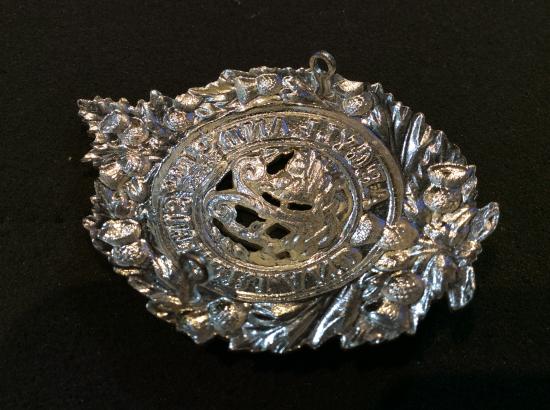 Anodised Argyle & Sutherland Highlanders Glengarry badge