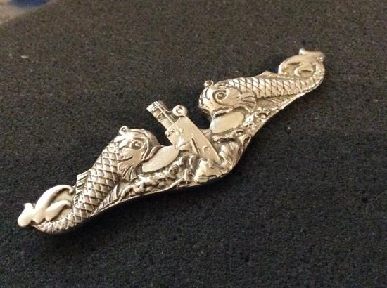 U.S Navy Submarine Warfare, Silver Enlisted Ranks Breast Badge