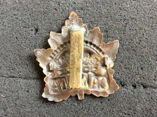WW1 CANADA General Service Cap Badge