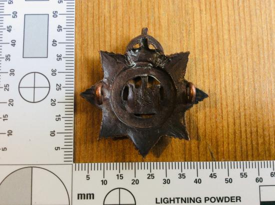 WW1 The Devonshire Regiment Officers Service Dress Cap badge
