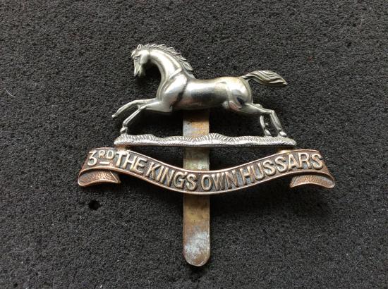 Gradia Militaria -  3rd The Kings Own Hussars Cap badge
