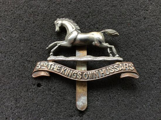 Gradia Militaria -  3rd The Kings Own Hussars Cap badge