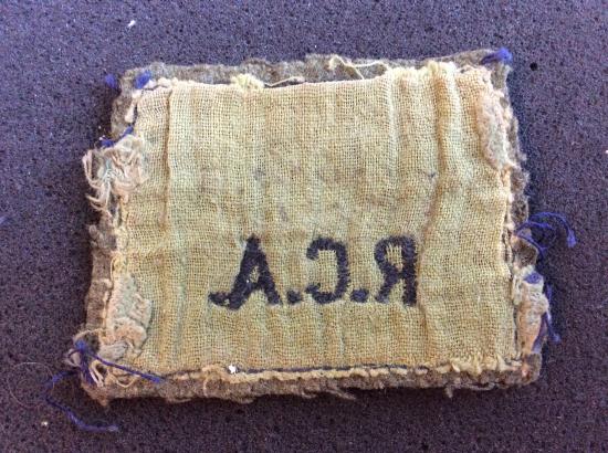 WW2 R.C.A ( Royal Canadian Artillery)  Shoulder title