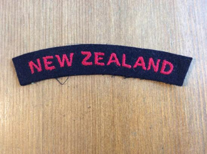 Gradia Militaria -  NEW ZEALAND Naval/ Marines? Cloth Shoulder title