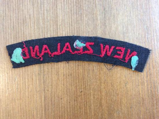 NEW ZEALAND Naval/ Marines? Cloth Shoulder title